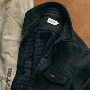 The Maritime Shirt in Navy Wool